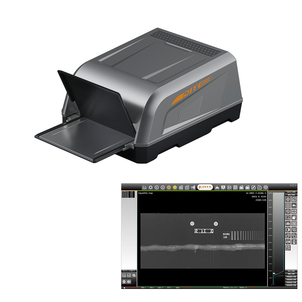 Laboratory Computed Radiography system for imaging plates up to 14x17 inches
