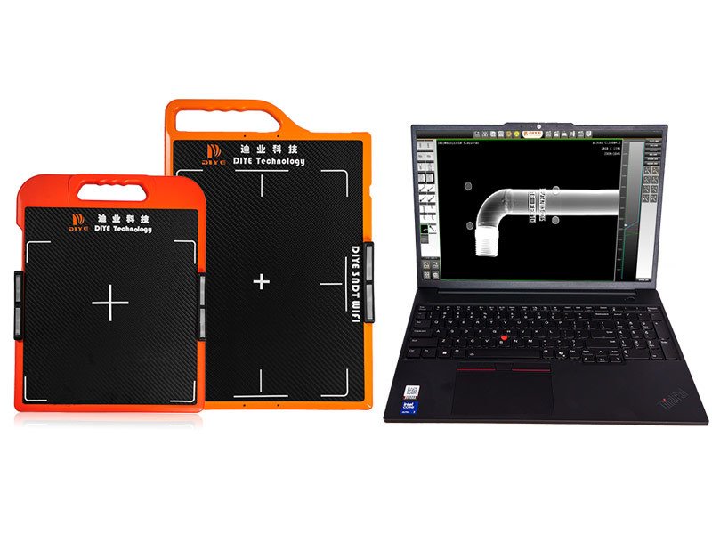 Flat panel for industrial Digital Radiography with amorphous silicon and scintillator
