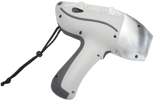 Elvatech ProSpector 2 vista laterale dell'analizzatore XRF portatile