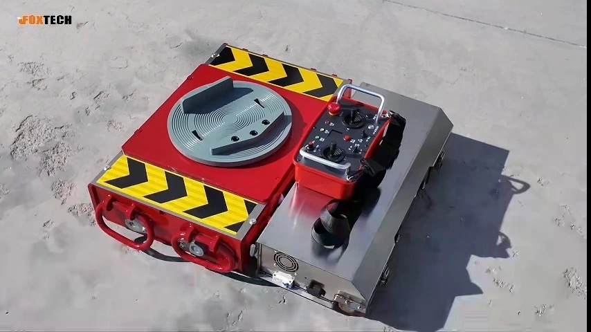 Pattini motorizzati FOXTECH serie EST per movimentazione di carichi pesanti