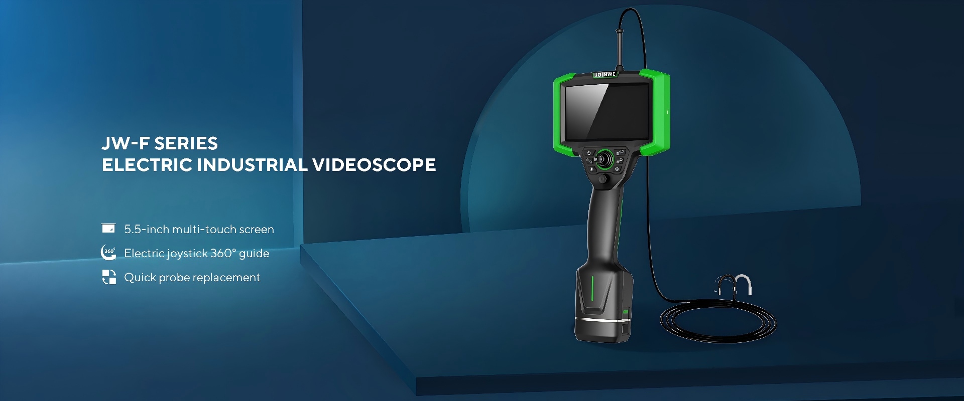 Videoscopio industriale JOINWE serie JW-F per ispezione visiva remota RVI