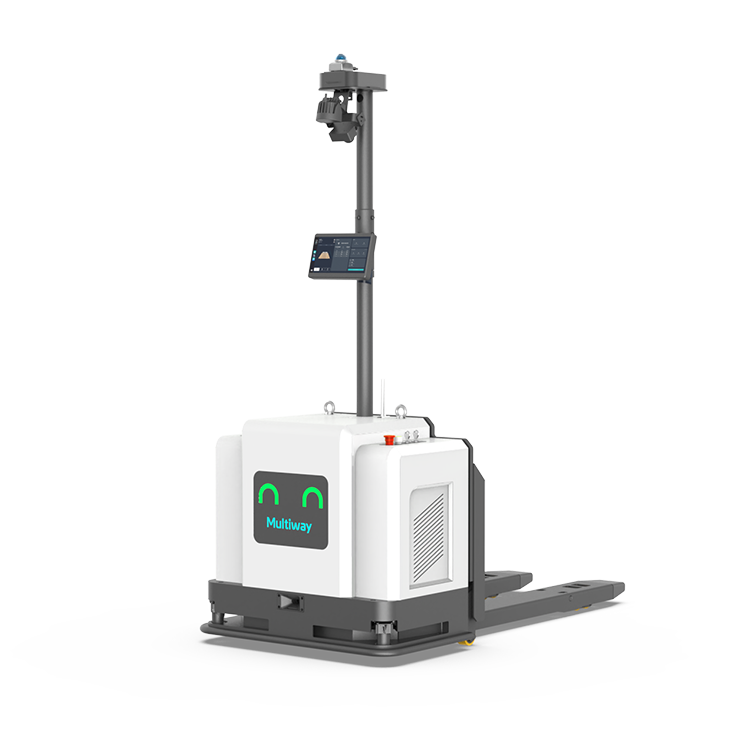 Multiway autonomous robotic forklift in an industrial environment